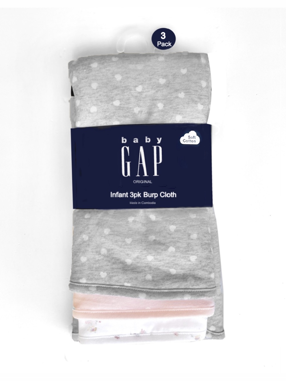 💥🆕💥 Baby Gap Burp Cloths 3-pack